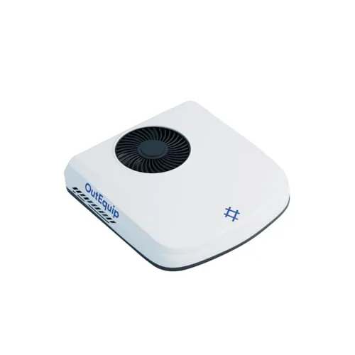 Outequip 10000 BTU 12V Rooftop RV AC with Heater