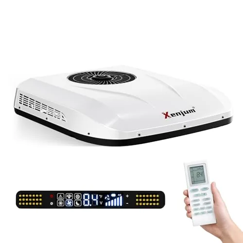 Xenjum 12V RV AC 11000BTU 43lb Low-Profile Unit