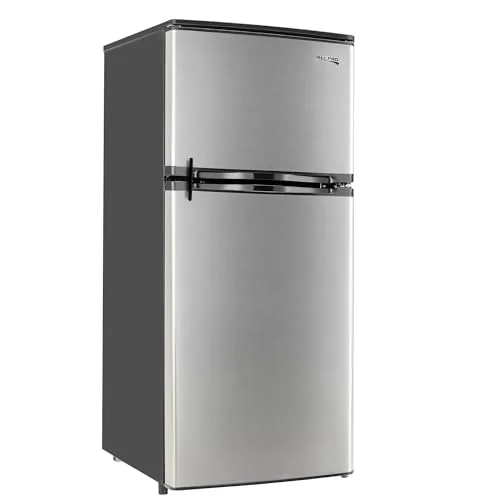 RecPro 4.4 Cu Ft 12V RV Fridge with Freezer