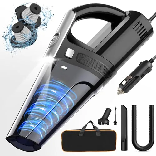 DRECELL VC008C Car Vacuum 7000PA 16.4Ft Cord