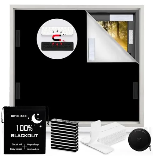 BirdNest Magnetic Blackout Window Cover 118x57in No-Drill