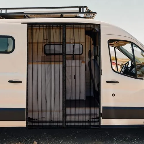 funomo Van Sliding Door Bug Screen 71x59in Magnetic