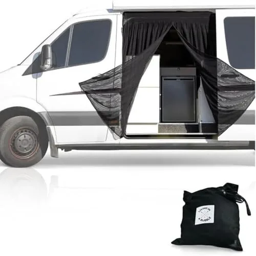 Living in a Bubble Sprinter Transit Promaster Magnetic Bug Screen