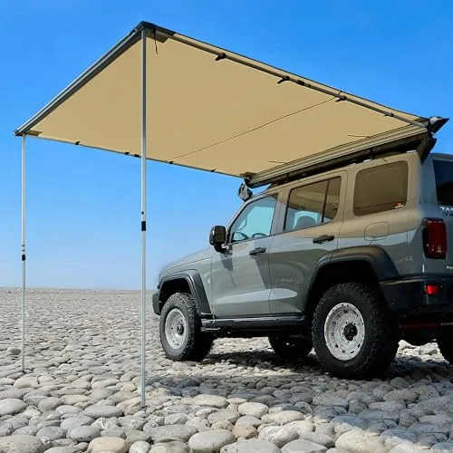 DMH OUTDOORS 8.2x8.2 ft Pull-Out Vehicle Awning UV1000mm