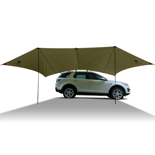 GEERTOP Car Side Awning 19x11ft Waterproof SUV Canopy