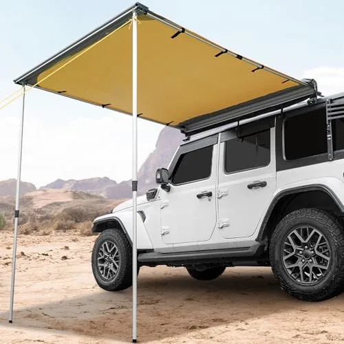 JOYTUTUS 6.6x8.2ft Roof Rack Awning UV50+ Weatherproof