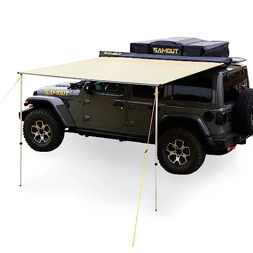 SAMOUT 6.6x10ft Rooftop Pull-Out Awning UPF50+