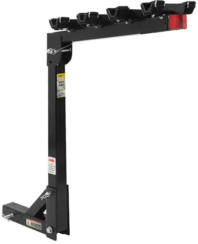 MaxxHaul 70210 4-Bike Hitch Rack Swing-Down Design