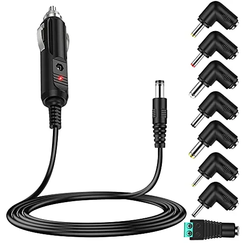 Czepa 12V Car Charger Cord with 8 DC Connectors