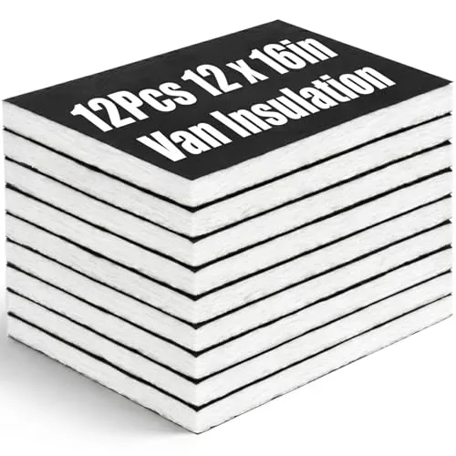 Maasechs 12-Pack Van Insulation 12x16in 3cm Polyester