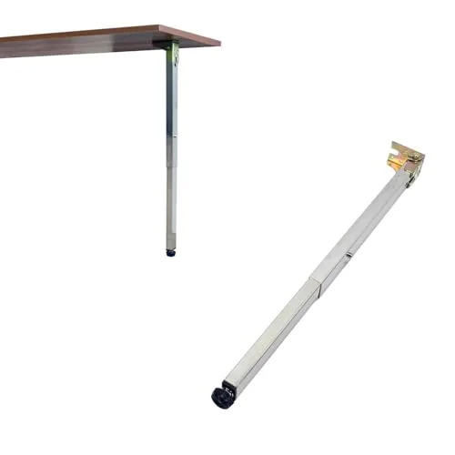 Stainless Steel Folding Table Legs 70cm Adjustable Height