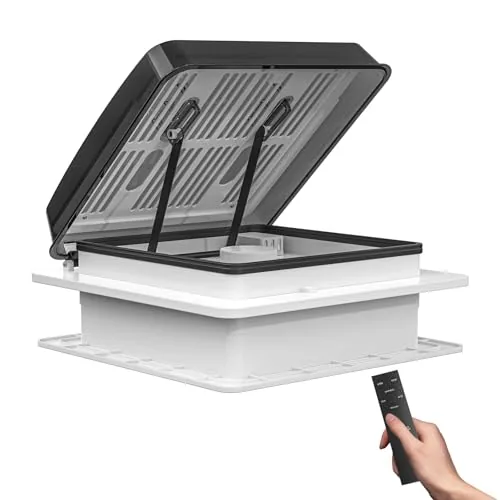 2012 RV Roof Vent Fan 14x14 Ultra-Quiet Brushless