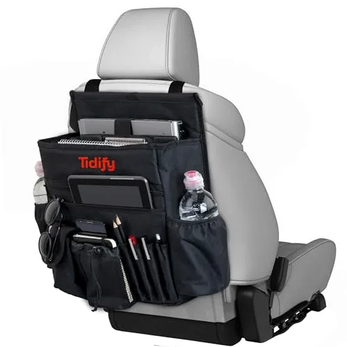 Tidify Back Seat Car Organizer with Laptop Storage