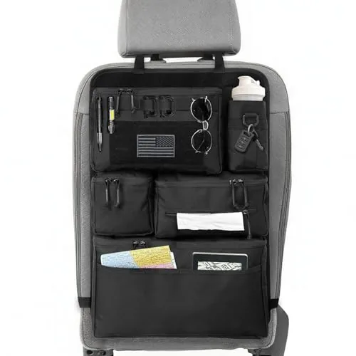 Vanlutone Tactical MOLLE Seat Back Organizer 24x16.7in