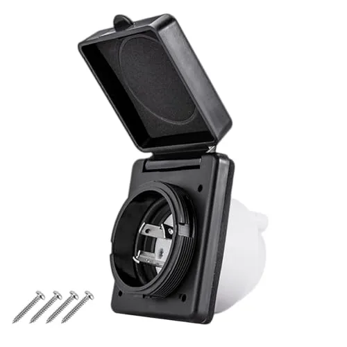Ficstar NEMA L5-30P 30A Twist Lock RV Shore Power Inlet