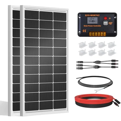 ECO-WORTHY 200W 12V/24V Mono Solar Panel Kit
