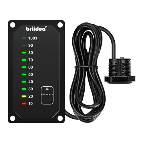 briidea RV Fresh Water Tank Level Monitor LED Panel