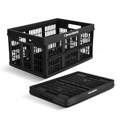 CleverMade 45L Collapsible Utility Crate 66lb Capacity