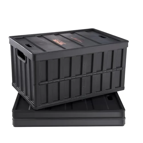 VEVOR 65L Collapsible Storage Bins with Lids 3-Pack