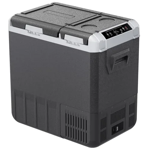 EKOJUCE 58QT Dual Zone 12V Portable Car Fridge