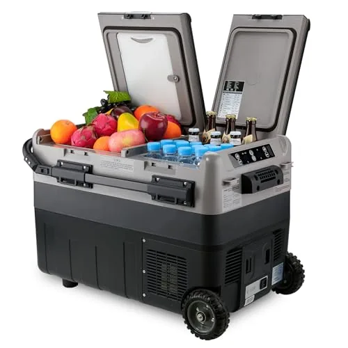 Kohree 42Qt Dual Zone 12V Portable Fridge Freezer