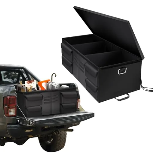 Mixsuper Truck Bed Organizer 47in Adjustable with Dividers