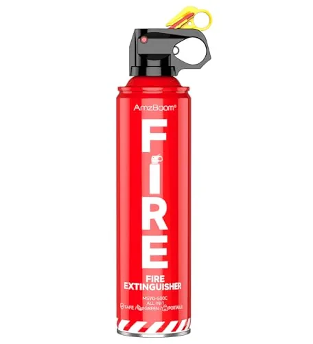AmzBoom Compact ABC-K Water-Based Fire Extinguisher