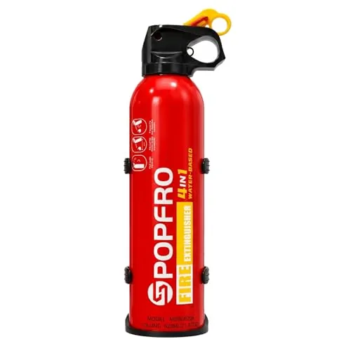 POPFRO 4-in-1 Water-Based Disposable Fire Extinguisher