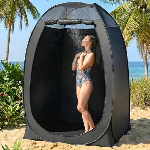 Alvantor Pop-Up Shower Tent 4x4x7ft Teflon-Coated