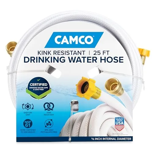 Camco TastePURE 25-Ft RV Drinking Water Hose