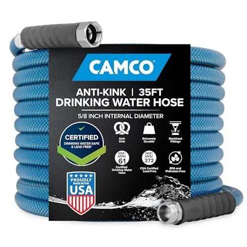 Camco TastePURE 35-Foot NSF-Certified RV Drinking Water Hose