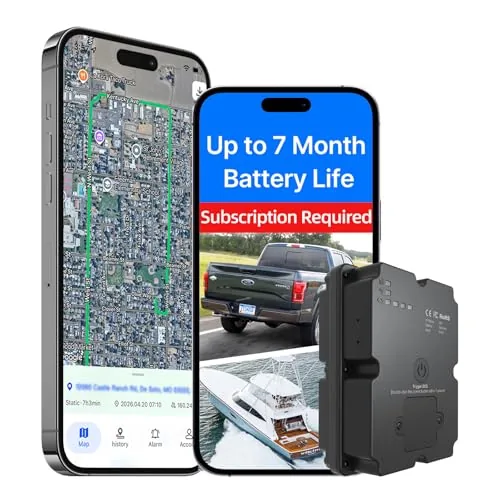 Loverich 4G GPS Tracker 7500mAh Long Battery
