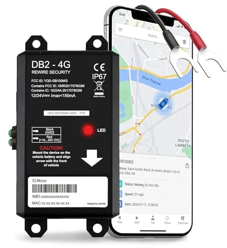 REWIRE SECURITY DB2-4G 4G GPS Vehicle Tracker