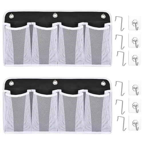 Ofiray-home 8-Pocket Hanging Organizer 2-Pack RV Bedside
