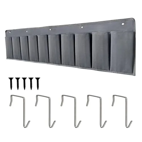 RVZONE 10-Pocket Hanging Organizer with 5 Sturdy Hooks