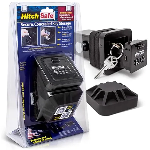 HitchSafe HS7000 2-Inch Hitch Receiver Key Vault