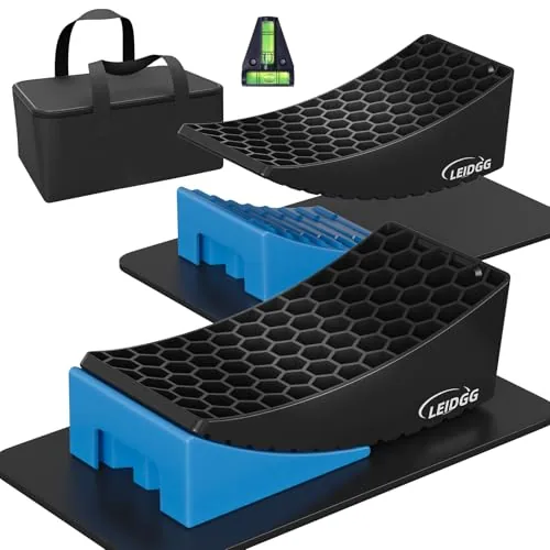 LEIDGG RV Leveling Blocks 2-Pack with Anti-Slip System