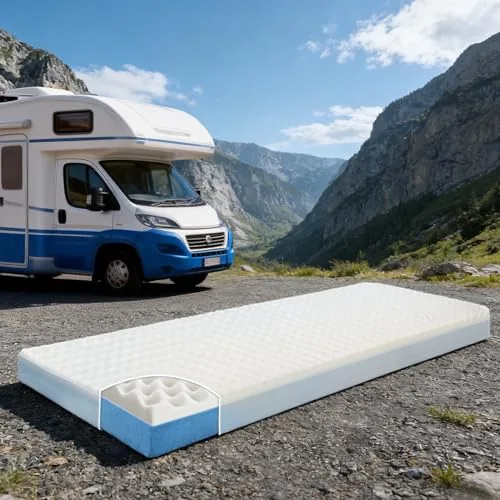 CRAURU RV Bunk Mattress 72x28x3 Egg Foam