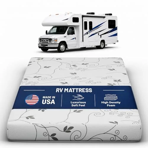 Greaton 4-Inch High Density RV Foam Mattress 72x30