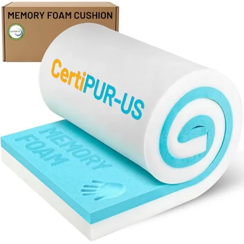 POYNUC Gel Memory Foam Pad 1in CertiPUR-US Certified