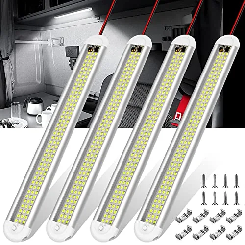 CT CAPETRONIX 12V LED Interior Light Bar 4-Pack
