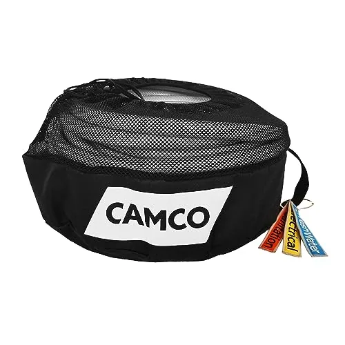 Camco RV Equipment Storage Bag 16in Mesh-Top Barrel Lock