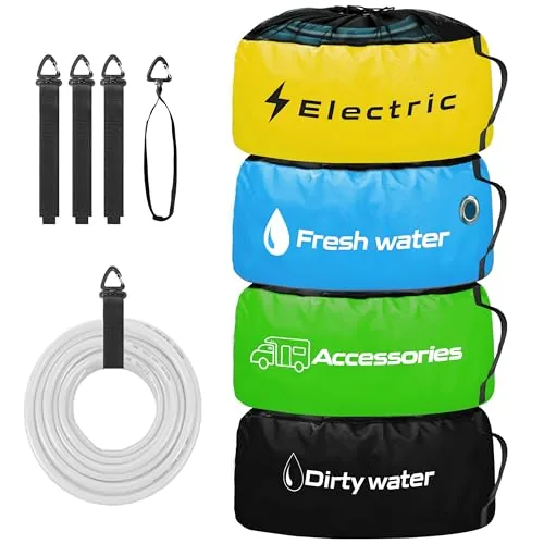 CircleRoad RV Hose and Cord Storage Bags 4-Pack