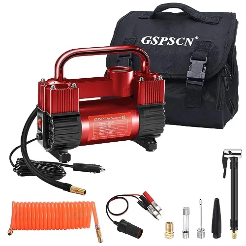 GSPSCN Double Cylinder 12V Air Compressor 150PSI