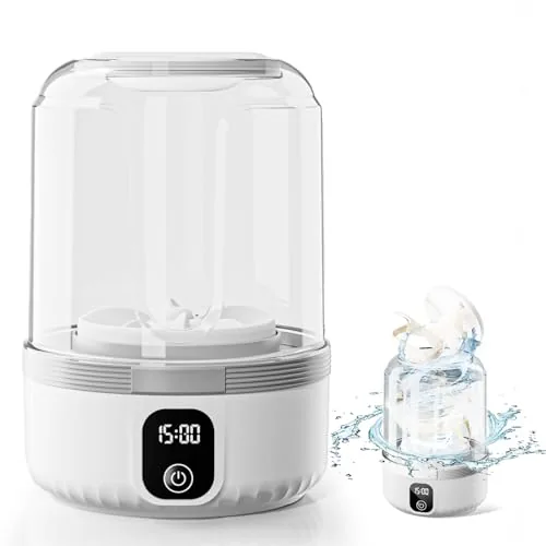 scbestuygo 1.5L Rechargeable Mini Underwear Washing Machine