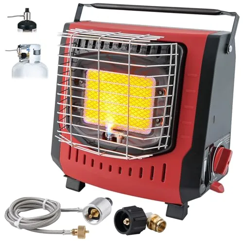 Gasfargo 9000 BTU Portable Camping Heater with Safety Shutoff