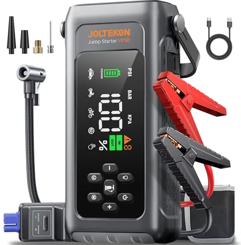 Joltekon 4500A Jump Starter with 150PSI Air Compressor