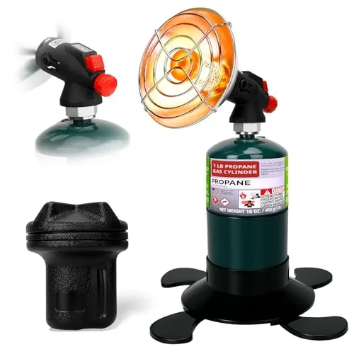 HEATHIVE Portable Propane Radiant Heater with Carry Case