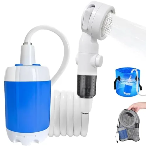 Silanit Portable Camp Shower Pump USB-C Rechargeable
