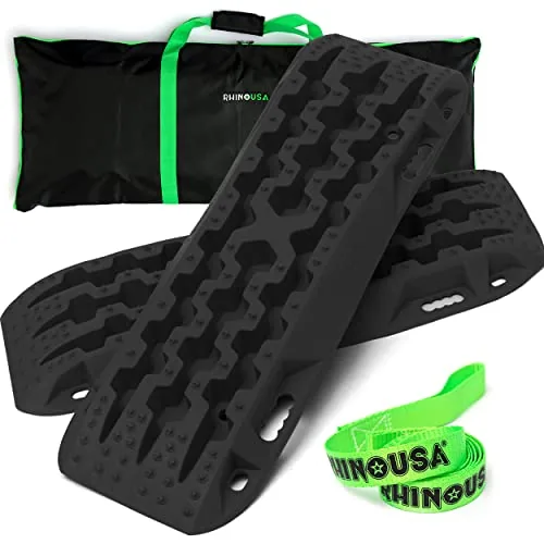 Rhino USA Traction Boards 2-Pack with Jack Base